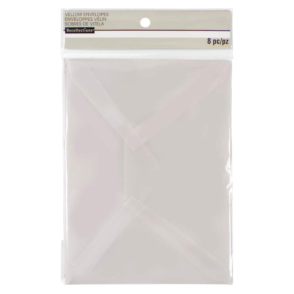 buy the a7 vellum envelopes by recollections at michaels